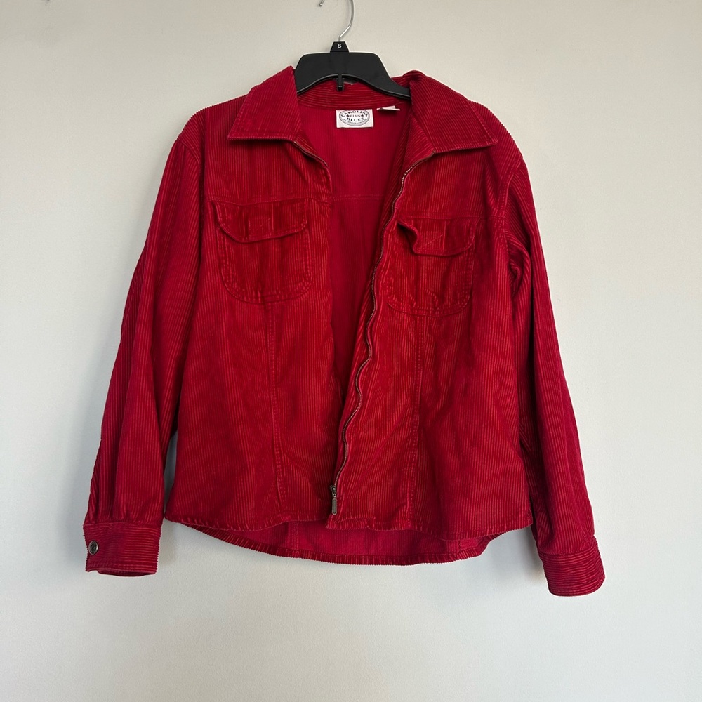 Vintage Red Corduroy Jacket